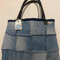 Borsa fatta a mano jeans