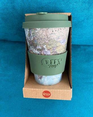 Tazza termica bicchiere asporto bambù Quy Cup Map