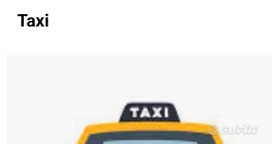 Licenza taxi Viareggio