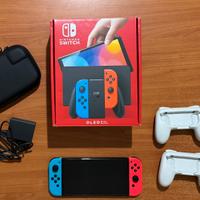 Nintendo Switch OLED con giochi