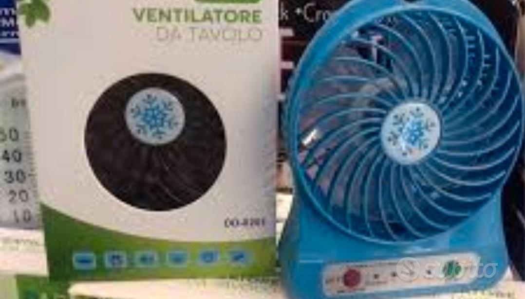 MINI VENTILATORE DA TAVOLO CON RICARICA ULTRA VELO - Elettrodomestici In  vendita a Frosinone