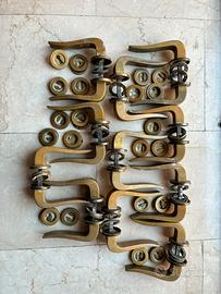 Maniglie vintage in ottone