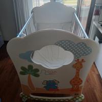 lettino Pali con Oblò linea "Gigi e Lele" 