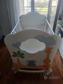 lettino Pali con Oblò linea "Gigi e Lele" 