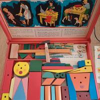 vecchi giochi in legno anni 50