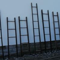 Scale in legno rustiche vintage varie misure