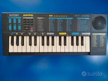 Tastiera/Pianola Vintage Bontempi BT605 System