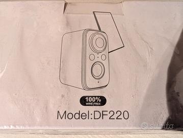 videocamera sorveglianza nuova con pannello solare