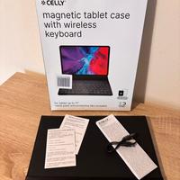 Cover tastiera magnetica per tablet 11”