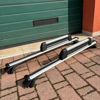 Barre tetto auto con porta sci