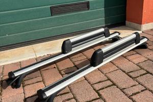 Barre tetto auto con porta sci