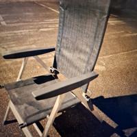 Sedia campeggio pighevole Brunner grigia