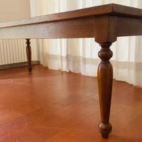 Tavolo rettangolare in legno massello 240x100