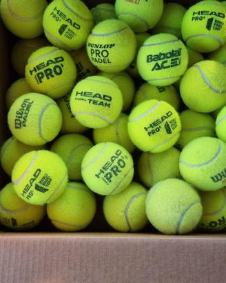 60 palline padel seminuove