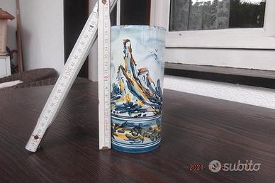 Ceramica di Albisola Vaso dipinto a mano