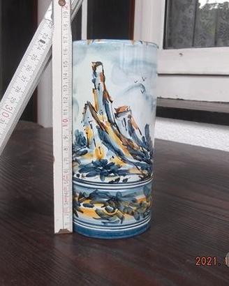 Ceramica di Albisola Vaso dipinto a mano