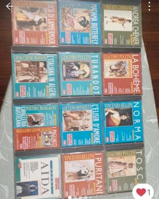 12 Cd musica lirica famiglia cristiana 