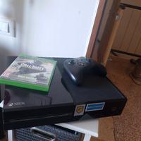 x box one +2 joystick+1 gioco