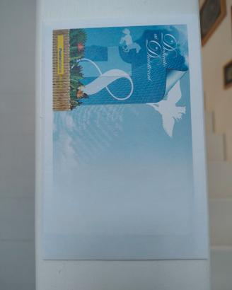 Francobollo dei diciottenni blu