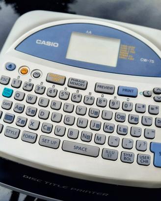 CASIO STAMPANTE DVD CW75