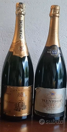2 BOTTIGLIE CHAMPAGNE da collezione 1995-2000