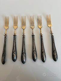 Forchette argento 800