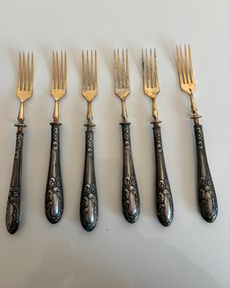 Forchette argento 800