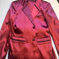 Abito tuxedo taglia 44/46 rosso raso