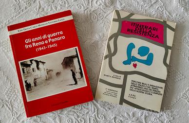 Lotto 2 Libri Resistenza Bologna + Mappa Rara