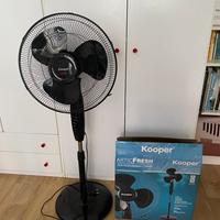 Ventilatore piantana con telecomando e timer