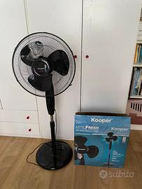 Ventilatore piantana con telecomando e timer