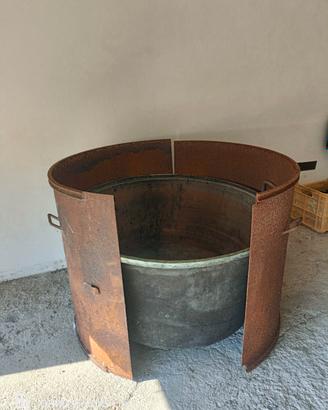 Paiolo caldera in rame

