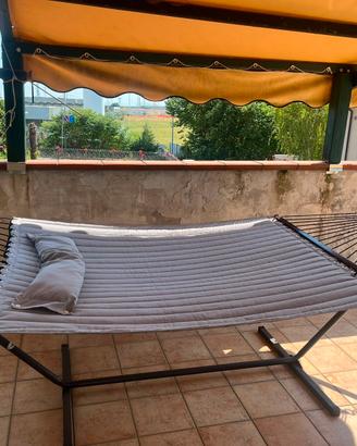 Amaca doppia con base,