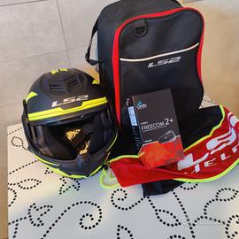 Casco Modulare LS2 Advant + interfono Freecom 2+ 