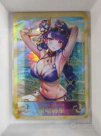 Raiden Shogun - UR TGC Card Goddess Genshin Impact