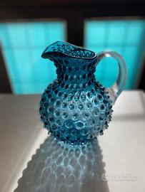 Caraffa e set bicchieri firmati
