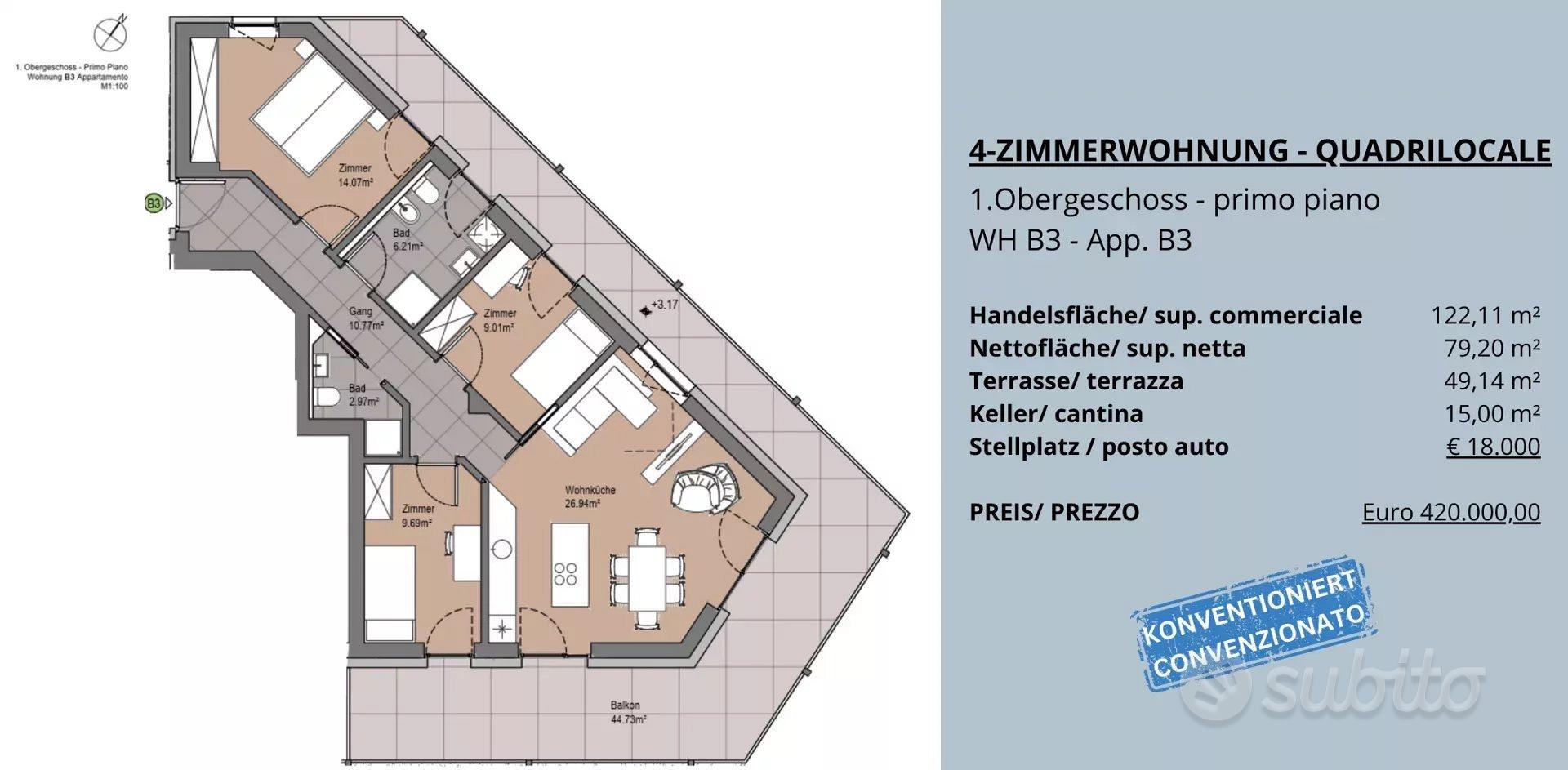 Nova Levante: Weierer Home quadrilocali - Vista 4