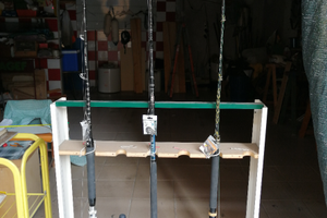 N. 3 Canne da Pesca Taglia Grossa Complete