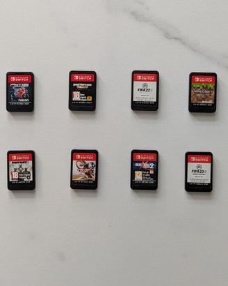 Lotto di 8 giochi per Nintendo switch. Tutti funzi