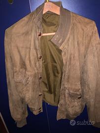 Giacconi in pelle scamosciati