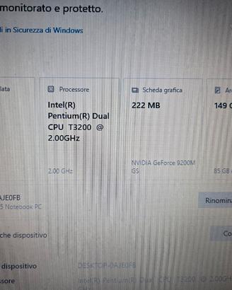 pc portatile hp dv6 1101 el perfetto