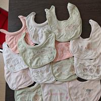 14 bavaglini in tessuto