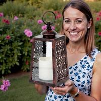 lanterna con candela 