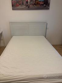 Letti matrimoniali Ikea Malm bianchi