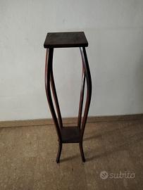 Piedistallo porta piante in legno – stile classico