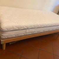 Letto con doga elettrica e materasso