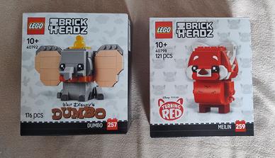 Lego brickheadz Dumbo 40792  Panda rosso 40798