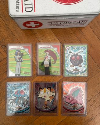 Carte Pokemon Topps Anni 2000 Brillanti