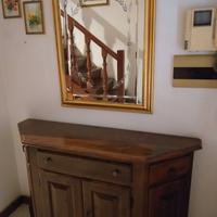 Mobiletto legno con Specchiera