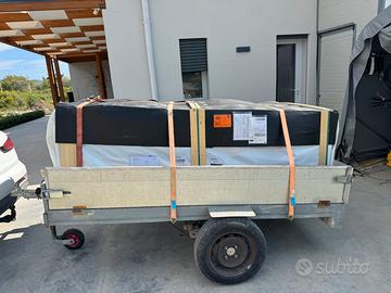 Rimorchio carrello auto dimensioni utili 220x120
